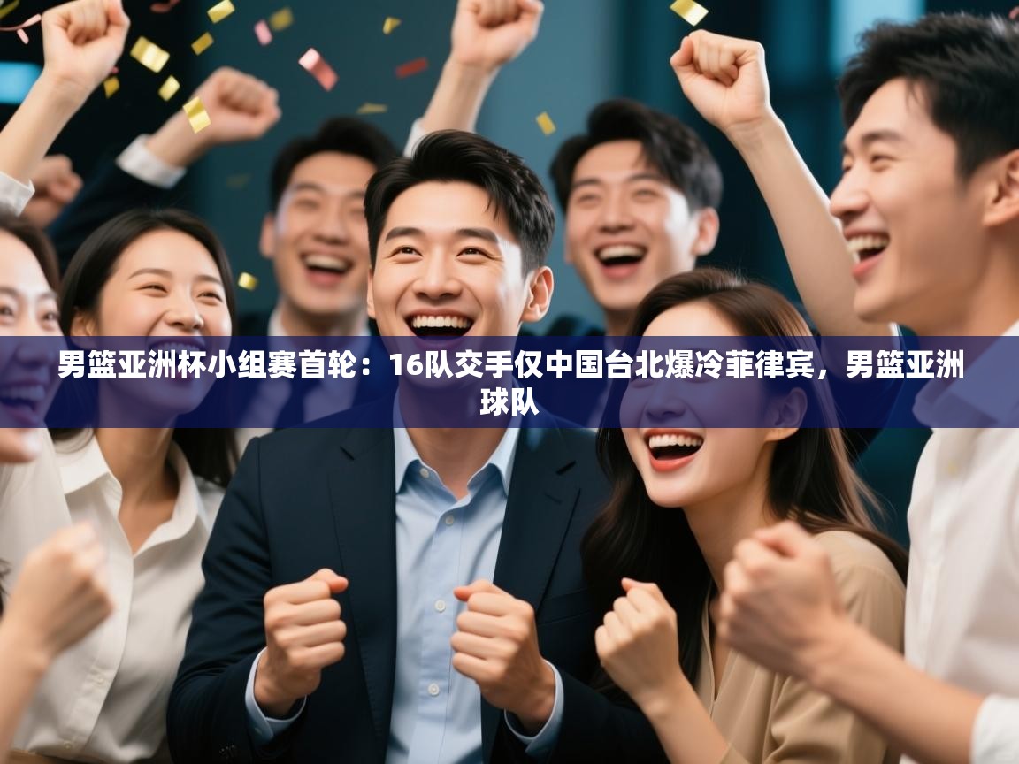 男篮亚洲杯小组赛首轮:16队交手仅中国台北爆冷菲律宾,男篮亚洲球队 第2张